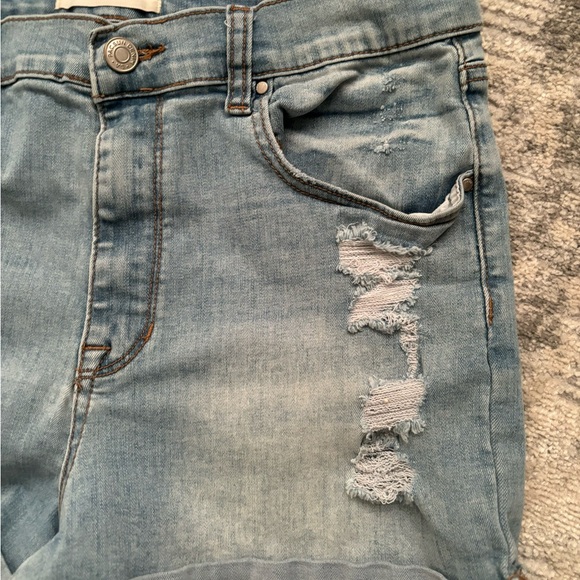 Pacsun Distressed Jean Shorts Size 30 - Picture 4 of 8
